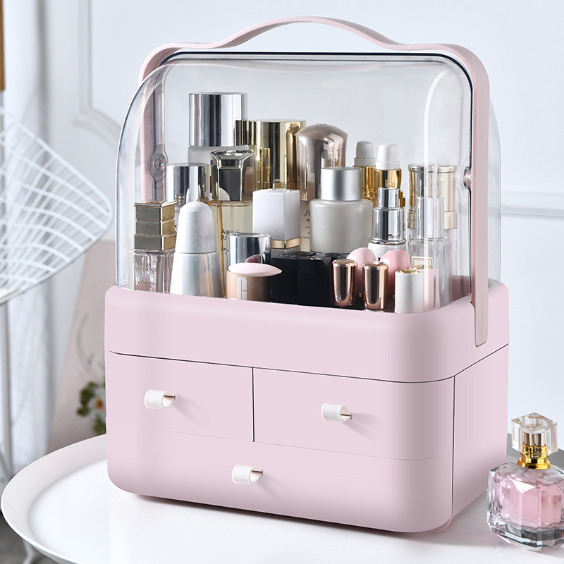 Organizador de cremas y maquillaje con cajones
