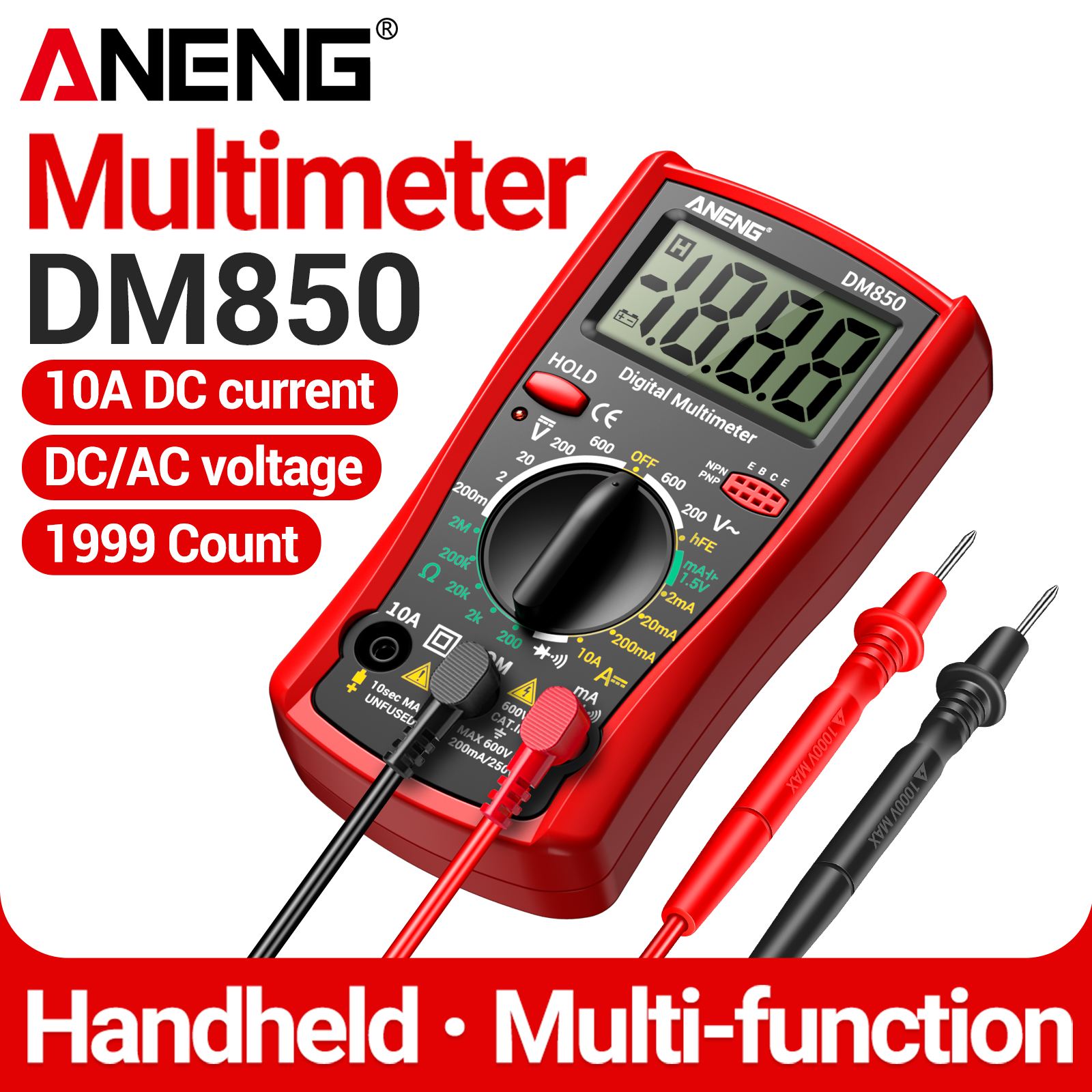 Multímetro digital ANENG DM850