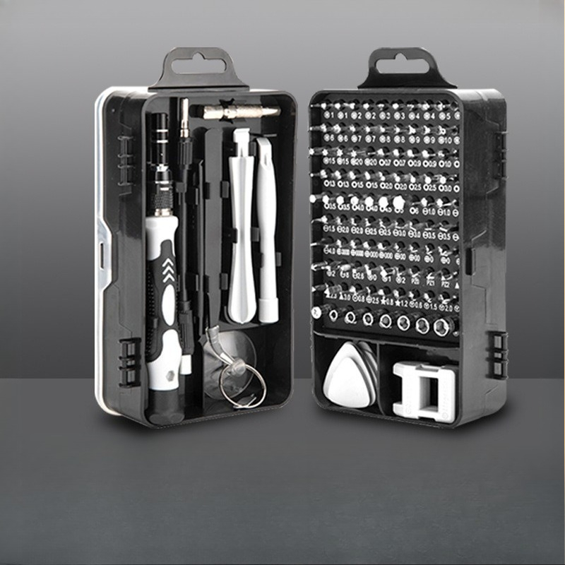 Kit destornilladores de precisión con estuche