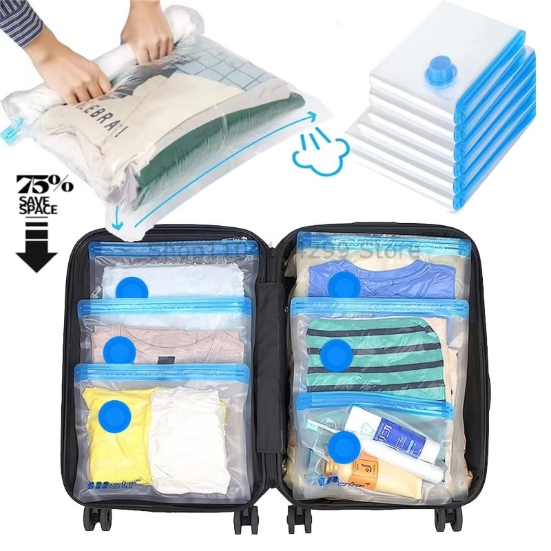 Bolsas al vacío enrollables para ropa